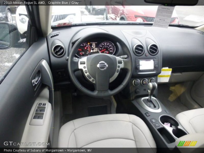 Graphite Blue / Gray 2013 Nissan Rogue SL AWD