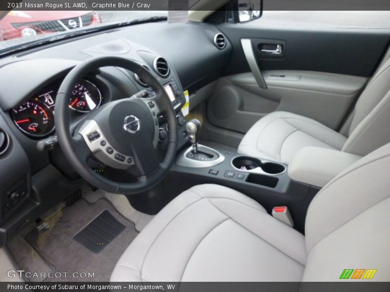 Graphite Blue / Gray 2013 Nissan Rogue SL AWD