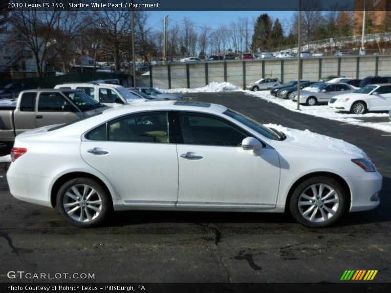 Starfire White Pearl / Parchment 2010 Lexus ES 350