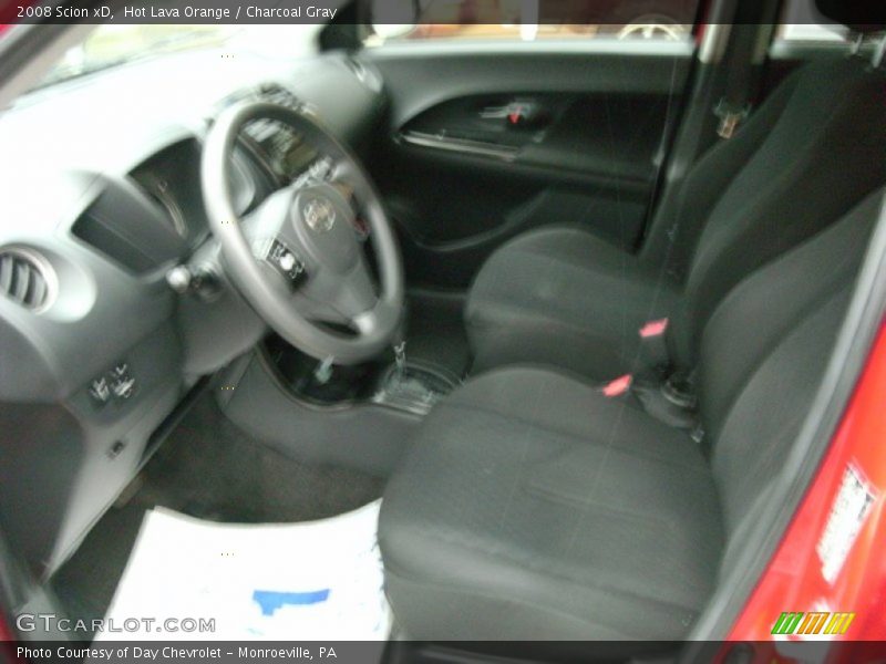 Hot Lava Orange / Charcoal Gray 2008 Scion xD