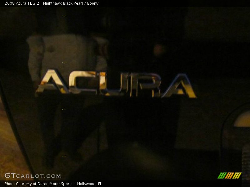 Nighthawk Black Pearl / Ebony 2008 Acura TL 3.2