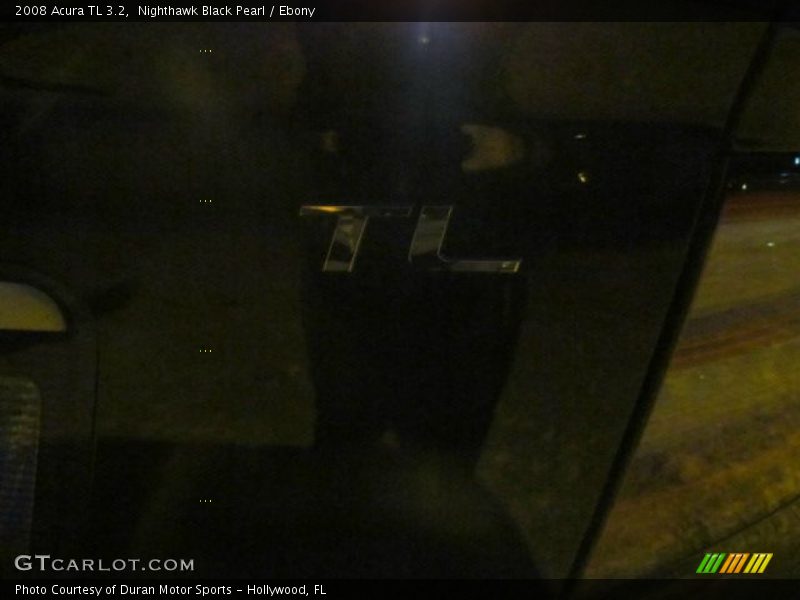 Nighthawk Black Pearl / Ebony 2008 Acura TL 3.2