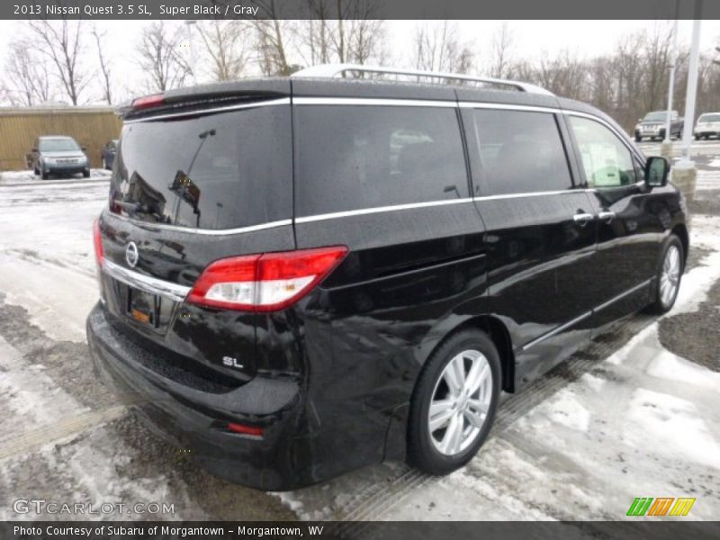 Super Black / Gray 2013 Nissan Quest 3.5 SL