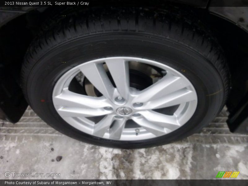 Super Black / Gray 2013 Nissan Quest 3.5 SL