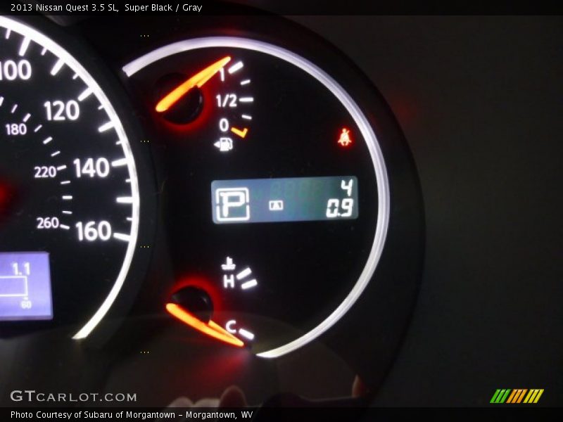 Super Black / Gray 2013 Nissan Quest 3.5 SL