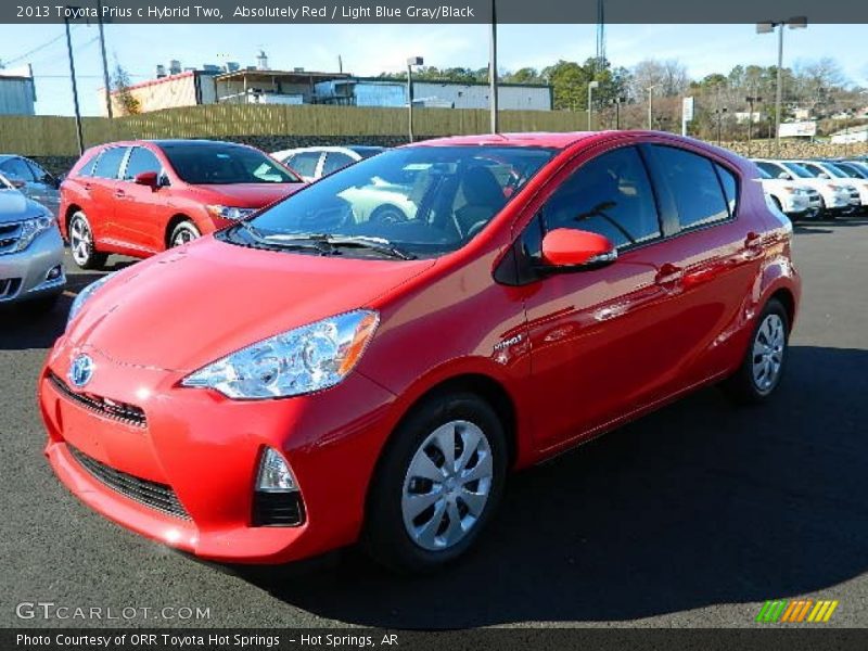 Front 3/4 View of 2013 Prius c Hybrid Two