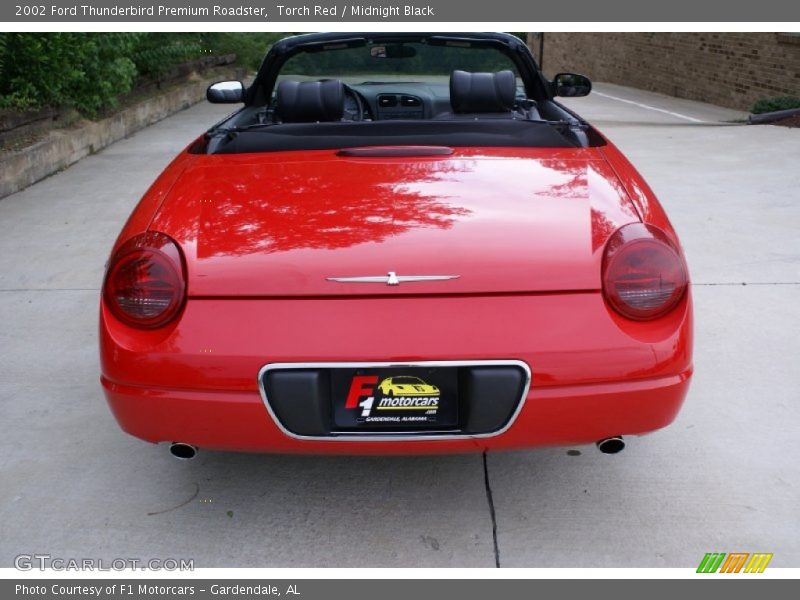 Torch Red / Midnight Black 2002 Ford Thunderbird Premium Roadster