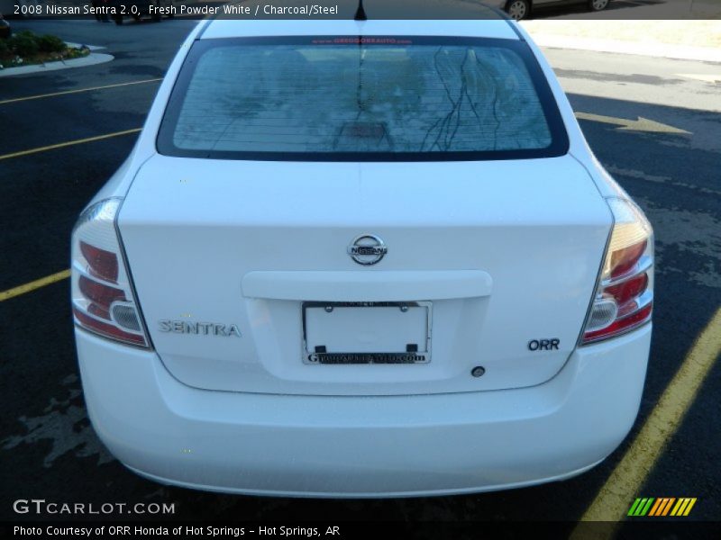 Fresh Powder White / Charcoal/Steel 2008 Nissan Sentra 2.0