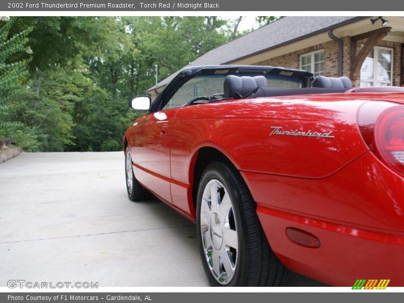 Torch Red / Midnight Black 2002 Ford Thunderbird Premium Roadster