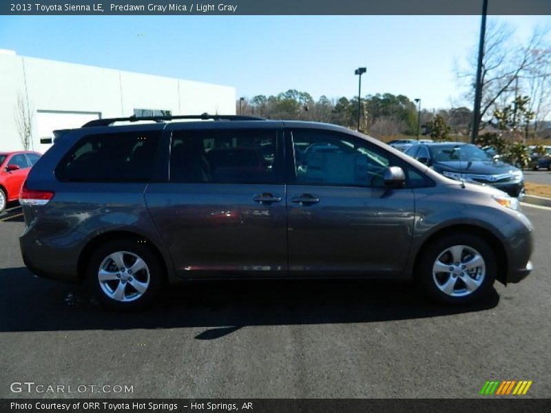 Predawn Gray Mica / Light Gray 2013 Toyota Sienna LE