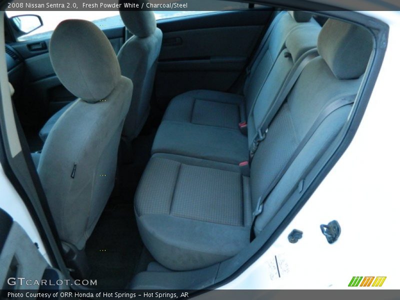 Fresh Powder White / Charcoal/Steel 2008 Nissan Sentra 2.0