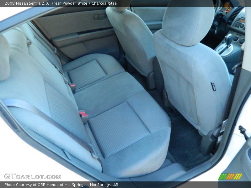 Fresh Powder White / Charcoal/Steel 2008 Nissan Sentra 2.0
