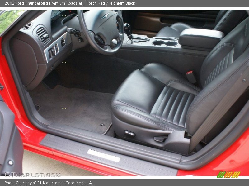 Torch Red / Midnight Black 2002 Ford Thunderbird Premium Roadster