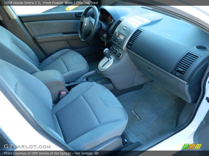Fresh Powder White / Charcoal/Steel 2008 Nissan Sentra 2.0