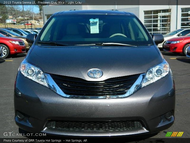 Predawn Gray Mica / Light Gray 2013 Toyota Sienna LE