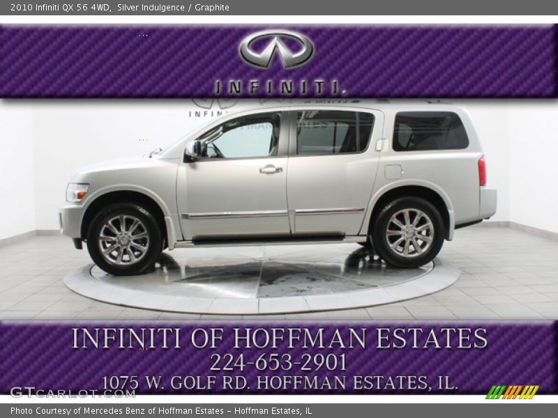 Silver Indulgence / Graphite 2010 Infiniti QX 56 4WD