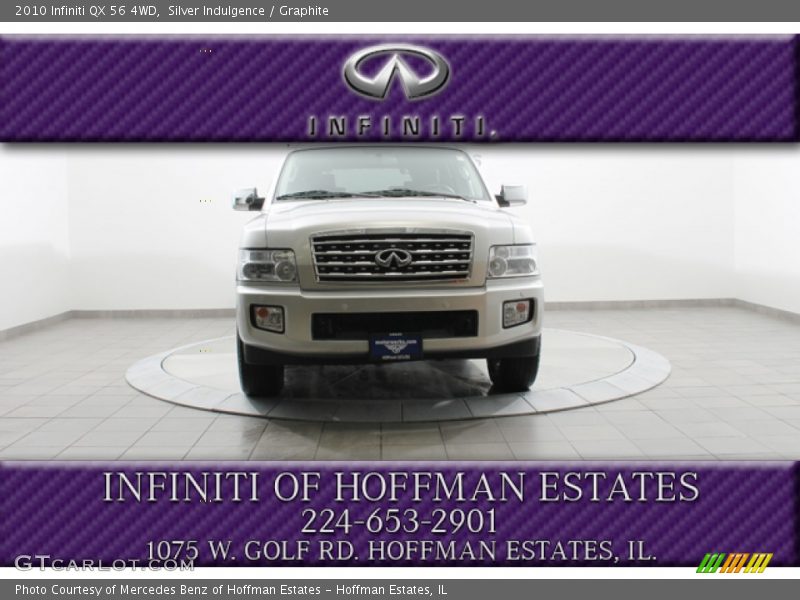 Silver Indulgence / Graphite 2010 Infiniti QX 56 4WD