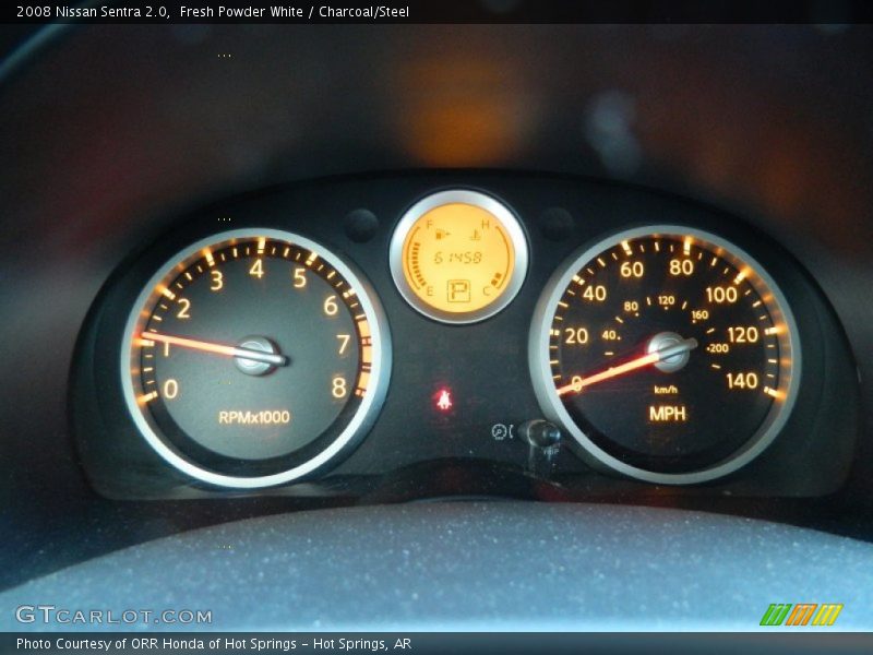 Fresh Powder White / Charcoal/Steel 2008 Nissan Sentra 2.0