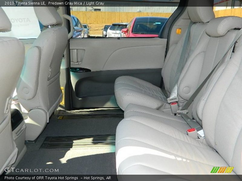 Predawn Gray Mica / Light Gray 2013 Toyota Sienna LE