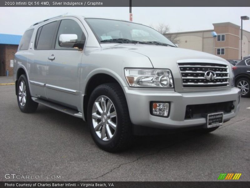 Silver Indulgence / Graphite 2010 Infiniti QX 56 4WD