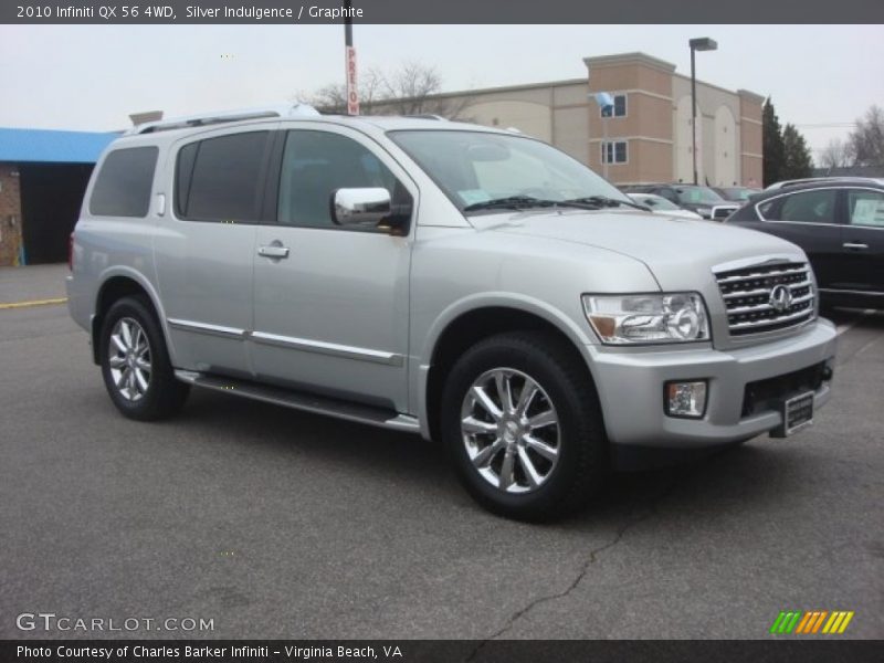 Silver Indulgence / Graphite 2010 Infiniti QX 56 4WD