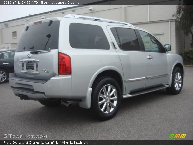 Silver Indulgence / Graphite 2010 Infiniti QX 56 4WD