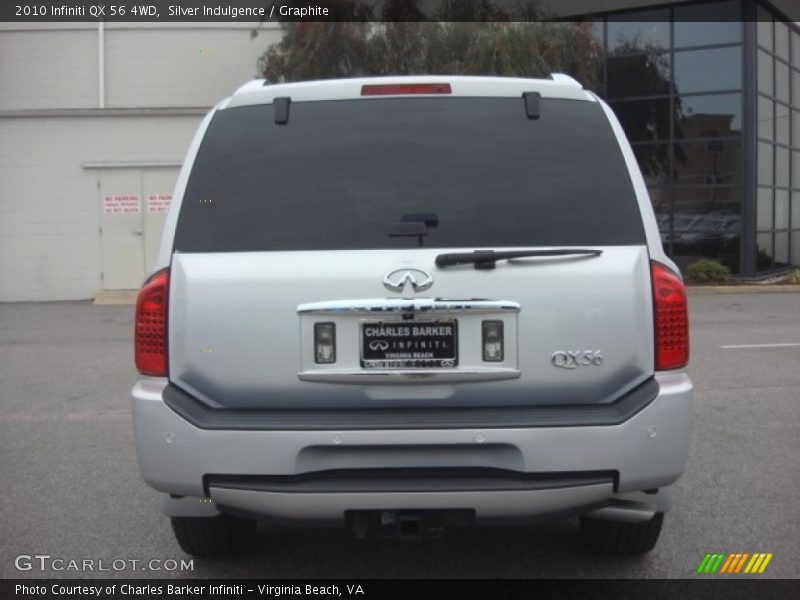 Silver Indulgence / Graphite 2010 Infiniti QX 56 4WD