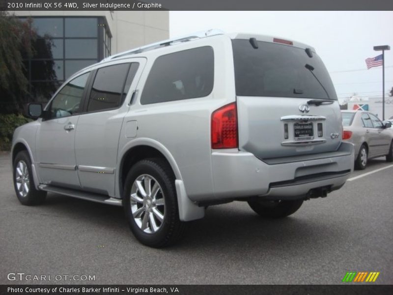 Silver Indulgence / Graphite 2010 Infiniti QX 56 4WD