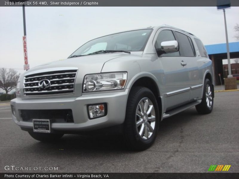 Silver Indulgence / Graphite 2010 Infiniti QX 56 4WD