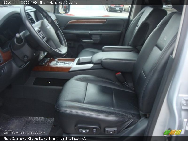 Silver Indulgence / Graphite 2010 Infiniti QX 56 4WD