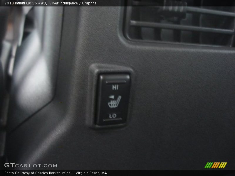 Silver Indulgence / Graphite 2010 Infiniti QX 56 4WD