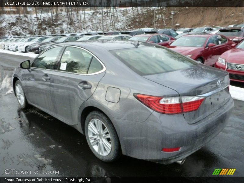 Nebula Gray Pearl / Black 2013 Lexus ES 350