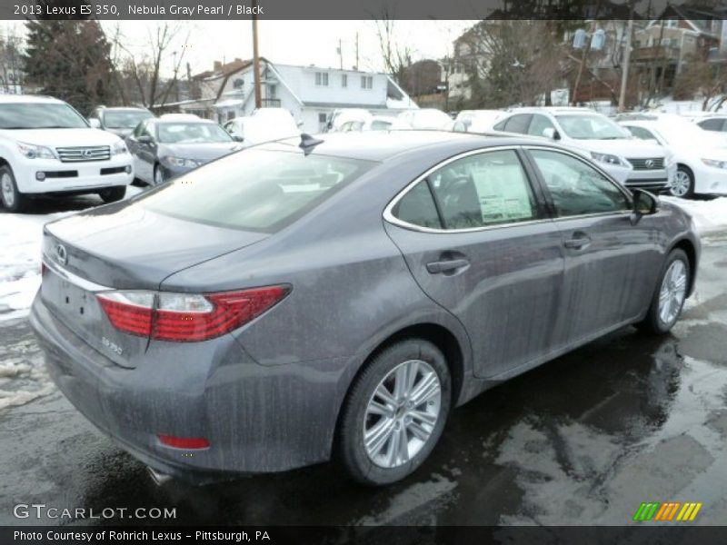 Nebula Gray Pearl / Black 2013 Lexus ES 350