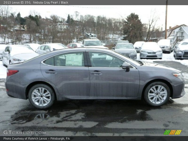 Nebula Gray Pearl / Black 2013 Lexus ES 350