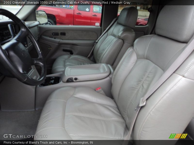  2001 Silverado 3500 LT Extended Cab 4x4 Dually Medium Gray Interior
