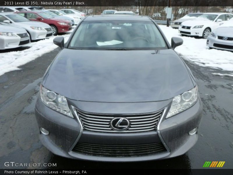 Nebula Gray Pearl / Black 2013 Lexus ES 350