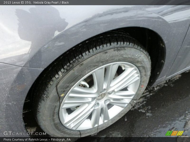 Nebula Gray Pearl / Black 2013 Lexus ES 350