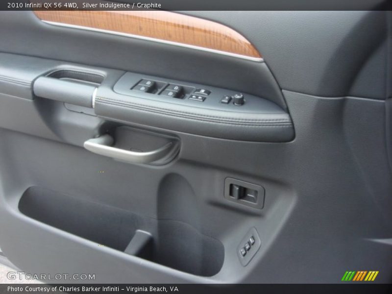 Silver Indulgence / Graphite 2010 Infiniti QX 56 4WD