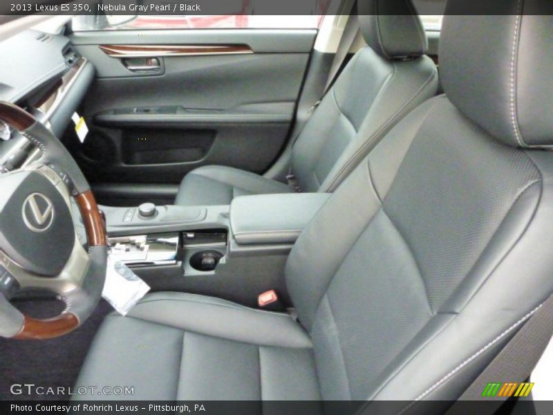 Nebula Gray Pearl / Black 2013 Lexus ES 350