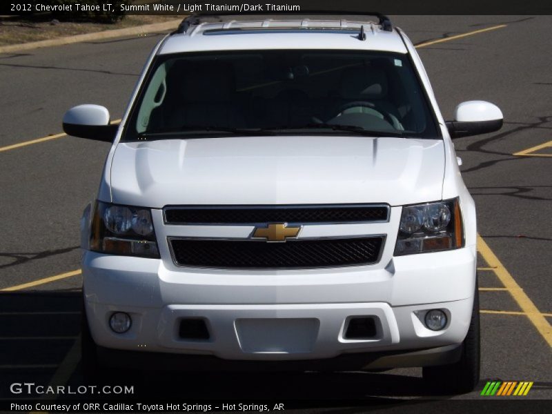 Summit White / Light Titanium/Dark Titanium 2012 Chevrolet Tahoe LT