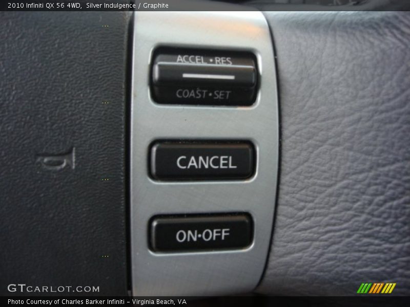 Silver Indulgence / Graphite 2010 Infiniti QX 56 4WD