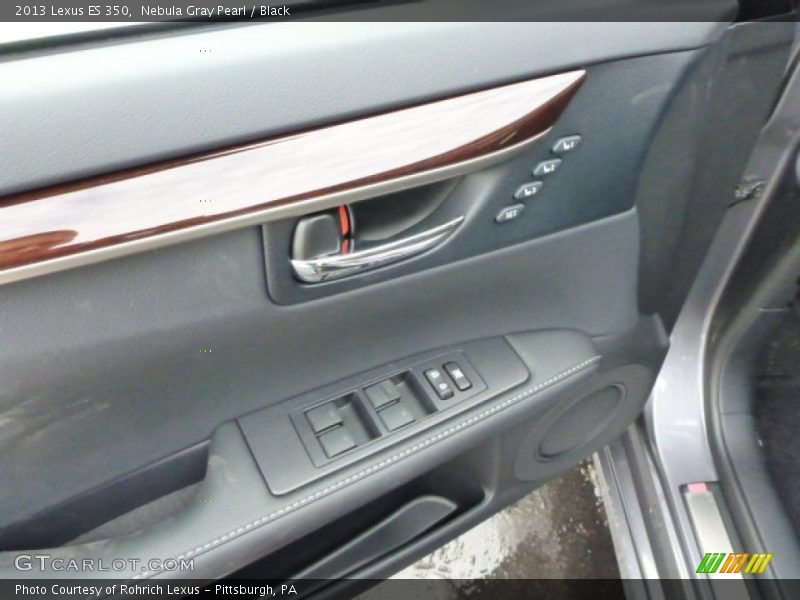 Nebula Gray Pearl / Black 2013 Lexus ES 350