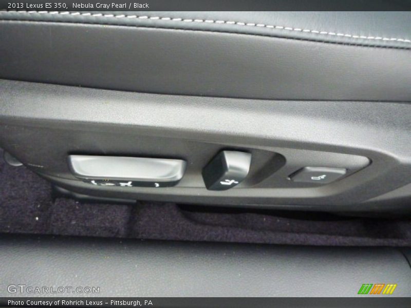 Nebula Gray Pearl / Black 2013 Lexus ES 350