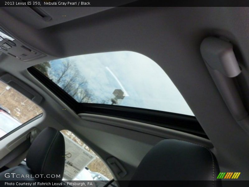 Nebula Gray Pearl / Black 2013 Lexus ES 350