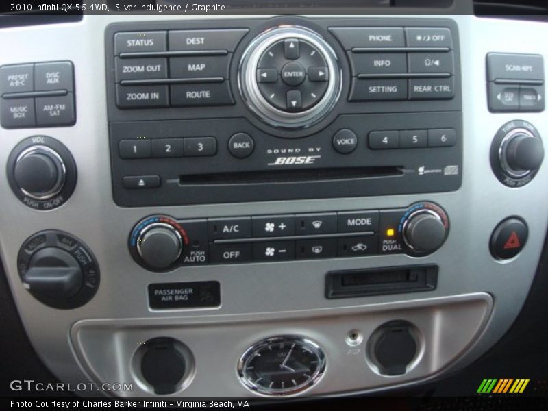 Silver Indulgence / Graphite 2010 Infiniti QX 56 4WD