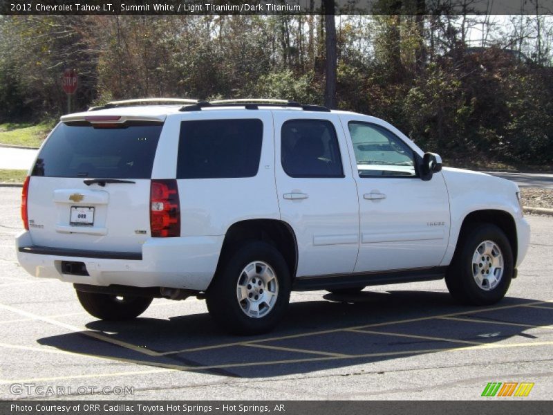 Summit White / Light Titanium/Dark Titanium 2012 Chevrolet Tahoe LT