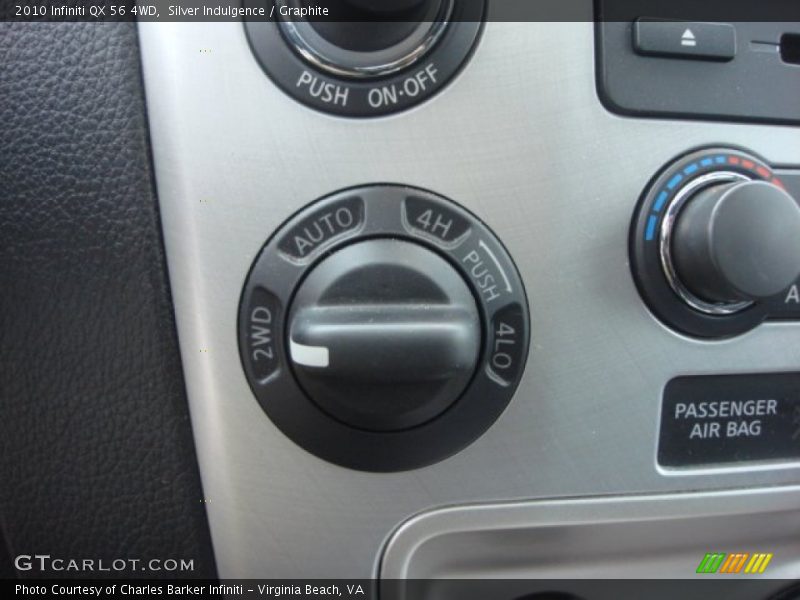 Silver Indulgence / Graphite 2010 Infiniti QX 56 4WD