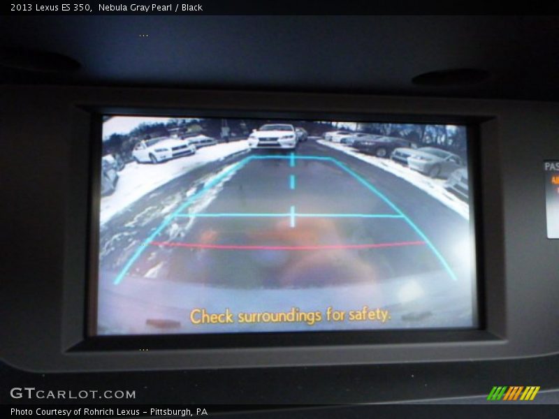 Nebula Gray Pearl / Black 2013 Lexus ES 350