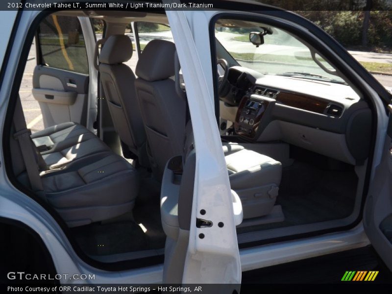 Summit White / Light Titanium/Dark Titanium 2012 Chevrolet Tahoe LT
