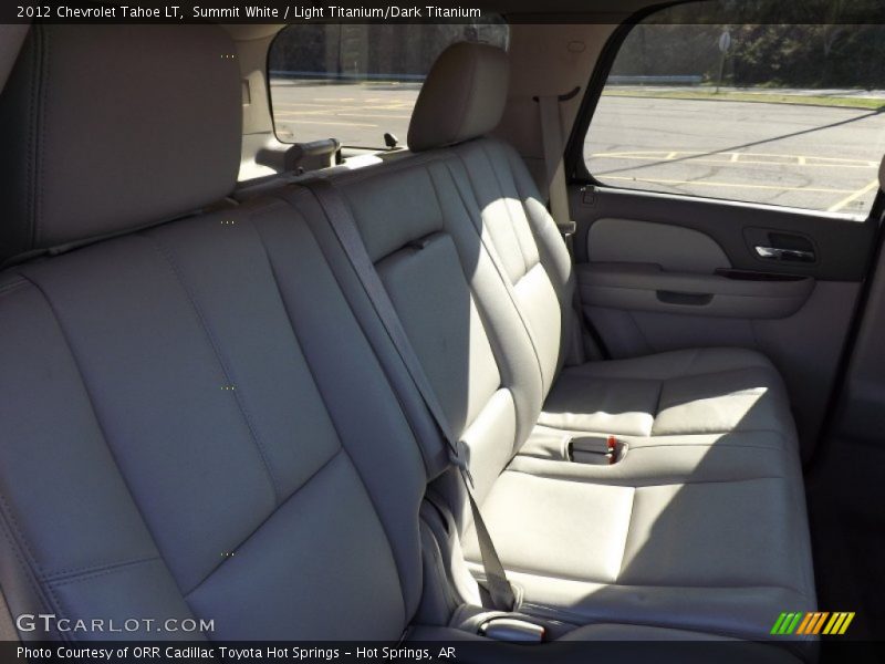 Summit White / Light Titanium/Dark Titanium 2012 Chevrolet Tahoe LT
